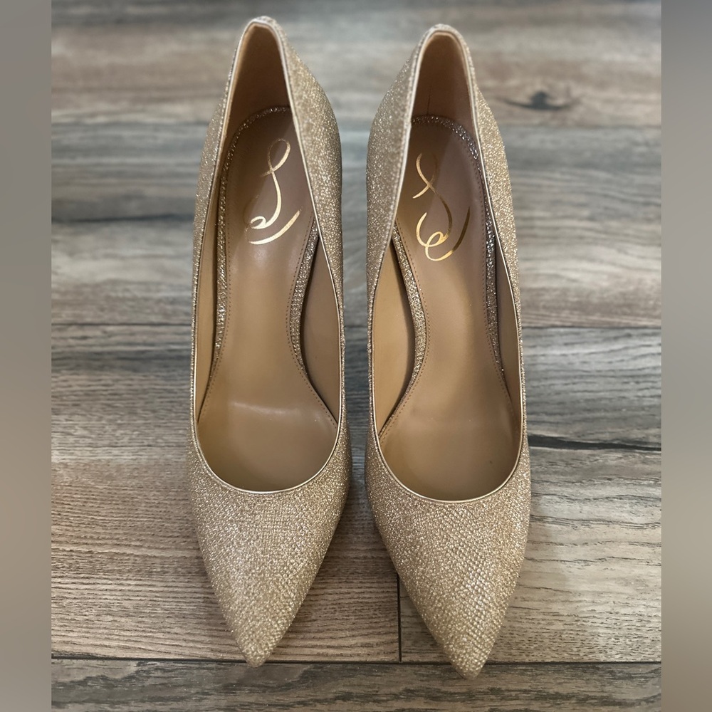 SAM EDELMAN HAZEL SHIMMER PUMP 9